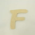 thumbnail image 1 of Package of 1, 14 Inch X 1" Thickness Baltic Birch Wood Letter "F" in The Waltograph Font | Thick for Art & Children Craft Project, Made in USA, 1 of 1
