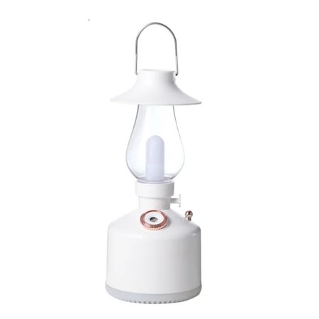 

Convenient compact and stylish wireless operation: Retro Aromatherapy Diffuser Kerosene Lamp with LED Light - USB Chargeable Electric Air Humidifier Mist Maker for Camping and Travel Use