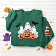 thumbnail image 5 of DIOAZUD Womens Halloween Sweatshirts Funny Ghost Graphic Pullovers Stretch Going Out Round Neck Long Sleeve Sweater Tops Halloween Costumes, 5 of 5