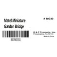 thumbnail image 5 of G & F Metal Products Fairy Garden Miniature Mini Bridge 10030, Minigarden, Rustic, 5 of 6