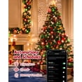 thumbnail image 4 of Luces navideñas Minetom que cambian de color, 66 pies, 200 LED RGB, 4 of 7