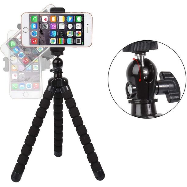 Mini Support Trépied Flexible Universel + Support Gratuit Pour Smartphone IPhone - Parfait Pour Selfie, Voyage, Et Main Libre !