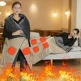 thumbnail image 2 of Winter Warmth: DualPurpose Wearable and Covering Intelligent Heating Blanket, Shawl Style, 2 of 9