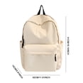 thumbnail image 3 of Mochila unisex para campus con correa ajustable, mochila informal para adolescentes y estudiantes, bolsa diaria, 3 of 9