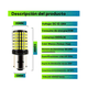 thumbnail image 4 of 2 Focos Led 1156 Bau15s Direccionales Py21w 7507 Cuartos Luz Blanca 150 Lab.G Blanco, 4 of 5