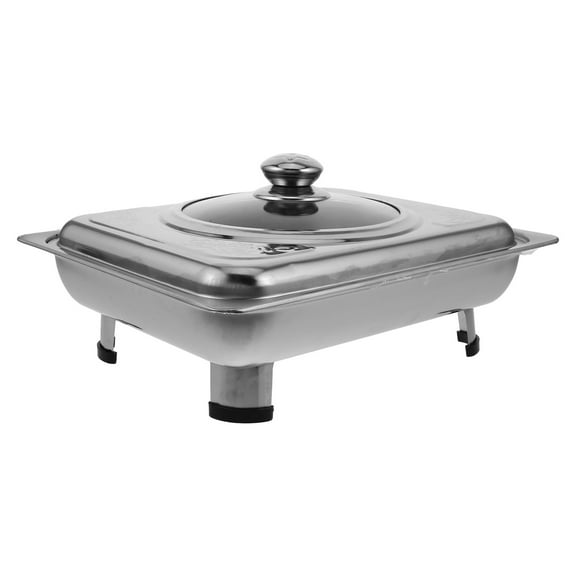 OFFIGAM Stainless Steel Buffet for Catering, Outdoor Events, Food Service, Metal Serving Platter