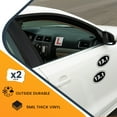 thumbnail image 7 of 13.1 Half Marathon Inverted Black Oval Runner Adhesive Decal Sticker, 2 Pack, 7 of 7