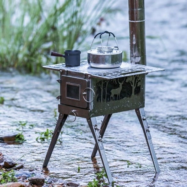 Portable Camping Kettle Tea Pot Outdoor Kettle Water Kettle Campfire Kettle for