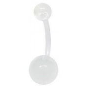 Clear Acrylic Belly Button Retainer