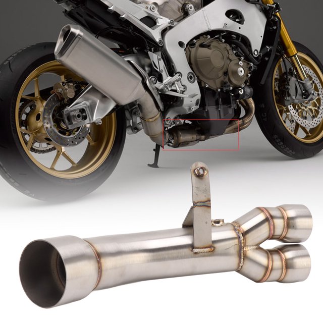 Tubo de escape del silenciador tubo de escape de la motocicleta mejor resistencia al calor para la moto ANGGREK Otros