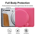 thumbnail image 3 of Funda de silicona para cámara Canon PowerShot SX740 BOVKE, color rosa, 3 of 7