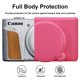 thumbnail image 3 of Funda de silicona para cámara Canon PowerShot SX740 BOVKE, color rosa, 3 of 7