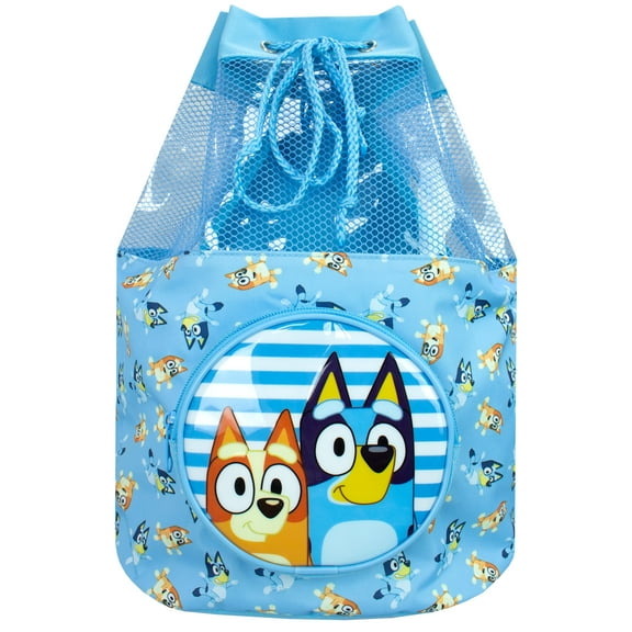 Bluey Kids Swim Bag Blue
