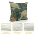 thumbnail image 4 of QZHH Pillow Case Red-Crowned Cranes Andshort Double Sided with Zipper Soft Decor Cushion Case for Couch Sofa Bed Outdoor, 4 of 5