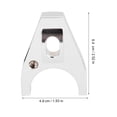 thumbnail image 2 of Raindrops Car Distributor Clamp Aluminum Universal Hold Down Bracket with Easy Installation, 2 of 8