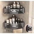 thumbnail image 1 of Esquinero para Ba&ntilde;o Regadera Ventosa Repisas Sin Taladro Organizador de Regadera Metal de Aluminio Porta Shampoo Anti&oacute;xido Estante Organizador Ba&ntilde;o Gris Mueble para Re, 1 of 6