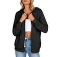 thumbnail image 4 of Zeagoo Zip Up Hoodies Coat Women Casual Jacket with Pockets Athletic Solid Long Sleeve Lightweight Oversized Sweatshirts, 4 of 7