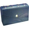 thumbnail image 4 of Leather Banknote World Currency Collection Holder Box: PMG Graded Banknote Holder, Currency Organizer Paper Money Holders for Collectors, Classic Paper Money Collecting Storage (Blue), 4 of 12