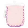 thumbnail image 4 of Luvable Friends Baby Girl Cotton Burp Cloths with Fiber Filling 3pk, Pink Dad, One Size, 4 of 5