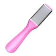 thumbnail image 2 of Qarigey Portable Foot File Stainless Steel Scrubber Salon Beauty Tools Remover Householde Handle Callus Plastic Removers Cuidado de los pies Rosado 17x3.2x0.8 cm Qarigey CE1371-03B, 2 of 6