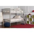 Dream On Me Taylor Twin over Twin Bunk Bed, Grey