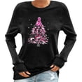 thumbnail image 2 of DPTALR Women Leisure Print Round Neck Long Sleeve T-Shirts Tops, 2 of 4