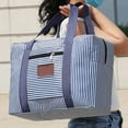 thumbnail image 4 of Extra Large Storage Tote with Zippers & Carrying Handles Waterproof & Moisture-Proof Clothes Organizer Bag Heavy-Duty Oxford Cloth Moving Bag for Clothes Bedding Blanket Toys Portable Moving Supplies, 4 of 7