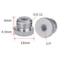 thumbnail image 4 of Adaptador de tornillo de micrófono kusrkot 2x5/8 pulgadas a 1/4 pulgadas, 4 of 8