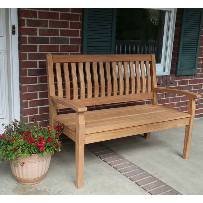 Redmon Genuine Teak Garden Bench Walmart