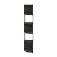 thumbnail image 2 of Furinno Econ 5-Tier Zigzag Corner Shelf Bookcase, Bookshelf, Espresso/Black, 2 of 6