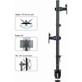 thumbnail image 3 of Support de Bureau pour Moniteur LED LCD Simple, Robuste, Entièrement Ajustable, pour / un Écran jusqu'à (MD), 3 of 9