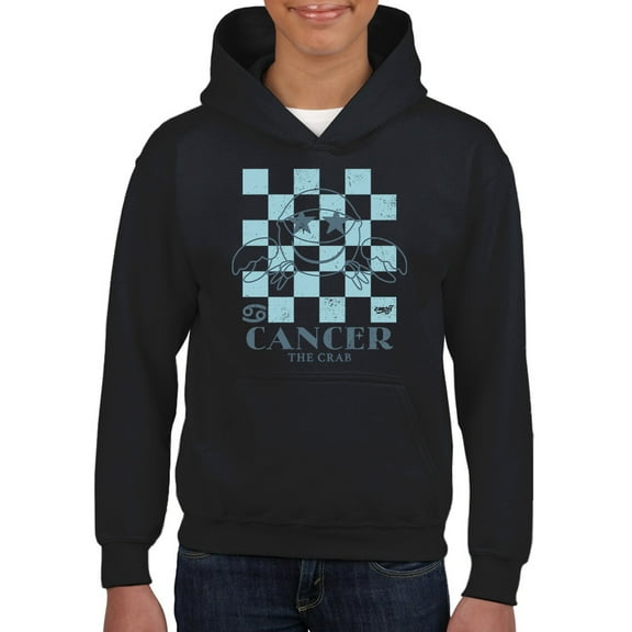 Cancer Zodiac - Emoji Crab Graphic Youth's Hoodie