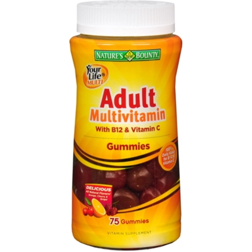 Nature's Bounty Your Life Multivitamin Adult Gummies 75 Each (Pack of 4