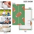 thumbnail image 2 of Coolnut American Football Patterned Hand Towels 2 PCS, Cotton Bath Towel for Drying Face Hands Body Decorative Water Absorbent Lightweight Towels for Bathroom Ktichen Travel Gym, 16"x28", 2 of 6