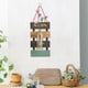 thumbnail image 4 of Jarrón Decorativo de Madera para Pared | Maceta Hidropónica de Vidrio con Cuerda Gruesa para Colgar | Decoración Rústica y Natural para El Salón | Portaflores Versátil para Flores Secas o Frescas | D, 4 of 6