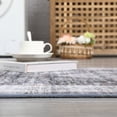 thumbnail image 3 of HOMERRY Runner Rug 2x6 Distressed Medallion Floral Indoor Washable Rug for Hallway Bohemian Contemporary Rug, Grey, 3 of 7