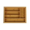 thumbnail image 3 of Bamboo Expandable Drawer Organizer - Perfect Size for Cutlery and Kitchen Utensils -Expandable from 10” to 15.7”, 3 of 4