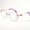 +2.0, variant on Women Rhinestone Unframed Reading Glasses Lightweight Comfort Edge Cutting Design Daily Readers for Home Office Travel