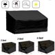 thumbnail image 1 of Funda para banco de jardín, cubierta para banco de 2 plazas y exterior, cubierta protectora para muebles de jardín, funda para sofá de jardín en tela Oxford 210D, impermeable, a prueba de viento, pro, 1 of 5
