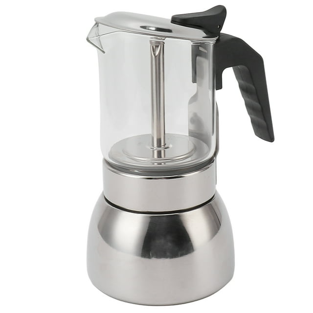 Coffee Maker Pot High Temperature Resistant Double with Hand Brew for Plastic Glass Iced Tea Machines
