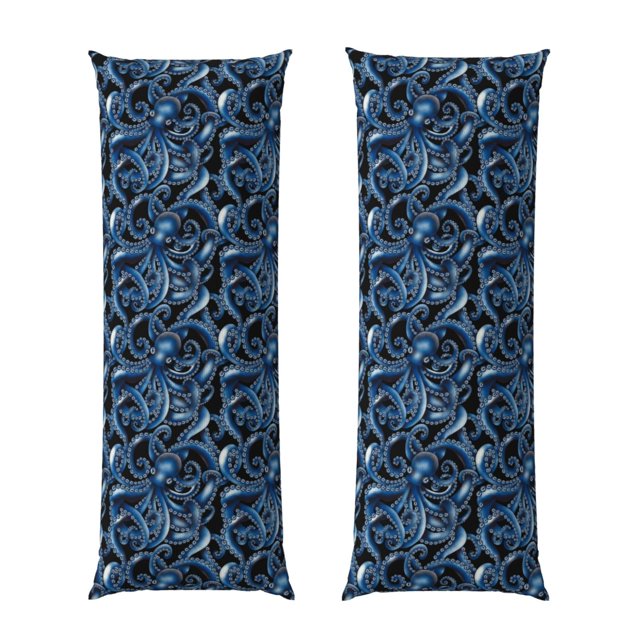 Fotbe Octopus Funda para Almohada Corporal con Diseño, Funda de Microfibra Ultrasuave de 20x54 Pulgadas, Ropa de Cama Elegante