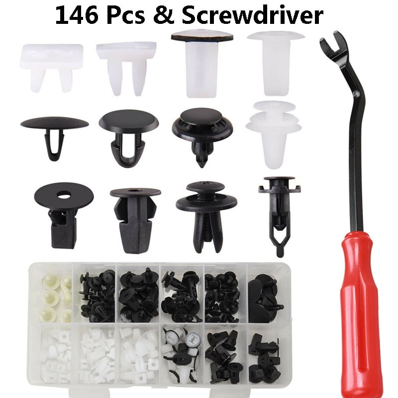 146/69/55pcs Fasteners Cars Body Kits Plastic Retainers Plastic Clips + Removal Tools, Car Door