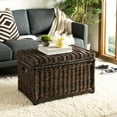 thumbnail image 6 of happimess Elijah 30.7" Wicker Storage Trunk, Brown, HPM9002A, 6 of 11