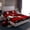 Red 02, variant on Feelyou Green Triangle Aztec Full Size Sheets, Boho Rustic Farmhouse Bed Sheets, Modern Western Fashion Sheet Sets, Breathable Home Decor, 4-Piece