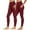 Wine, variant on CHGBMOK 2PC Yoga Pants for Women High Waist Workout Leggings with Pockets Casual Running Stretch Long Pants