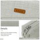 thumbnail image 3 of Estuche de lápices cuadrado simple de papelería estuche de lápices de lino de algodón puro para estudiantes Adepaton BST3008824-4, 3 of 6