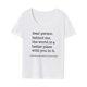 thumbnail image 3 of Camiseta de mujer Camiseta básica Camiseta transpirable con cuello redondo para mujer para ir de compras Regalo del día de San Valentín M, 3 of 8