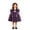 Purple-oO05v, variant on JFOPQVSM Girls Halloween Comfortable and Breathable Short Sleeved Dress Cute Cartoon Print Dress