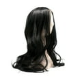 thumbnail image 5 of 24" Silk Wig Natural Black Long Curly Hair Front Lace Wigs Women Hair Practical, 5 of 7