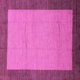 thumbnail image 1 of Ahgly Company Indoor Square Abstract Pink Modern Area Rugs, 7' Square, 1 of 4